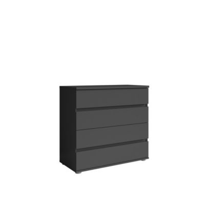 Commode 4 tiroirs - gris graphite - Collection NOFI