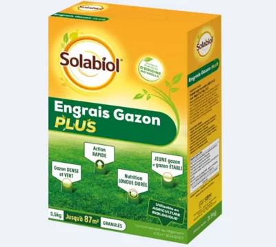 Engrais gazon Plus Solabiol 3,5kg