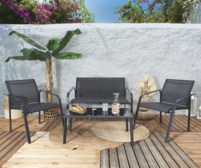 HOME DECO FACTORY Salon de jardin Naxos M2 - vue 2