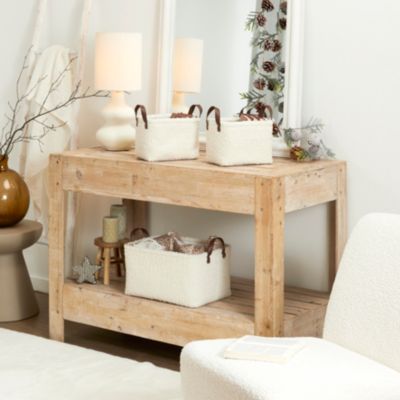 HOME DECO FACTORY Paniers de rangement lot de 3 hauteur 20 cm - vue 2
