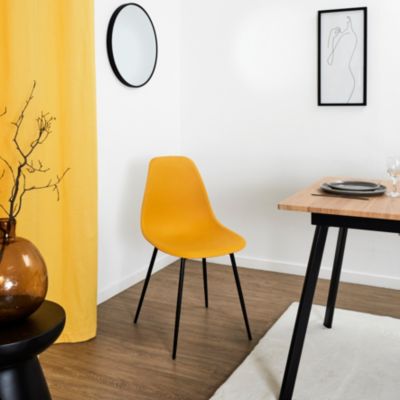 HOME DECO FACTORY Lot de 6 Chaises Gustav – 53 cm x 44 cm x H 87 cm Hauteur d'Assise 45 cm - vue 3