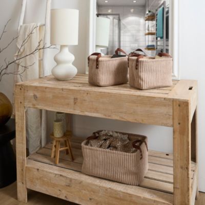 HOME DECO FACTORY Paniers de rangement lot de 3 hauteur 20 cm - vue 3