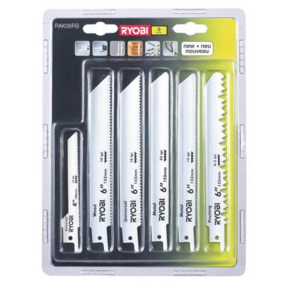 Lames scie sabre assorties par 6 scie electrique - vue 2