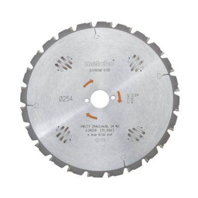 Lame scie circulaire 250x30 24 dents scie electrique - vue 2