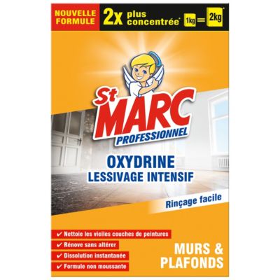 Oxydrine lessivage intensif murs & plafonds St Marc professionnel 1kg