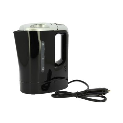 Bouilloire électrique 12 Volts Camping car Van Noir INCASA