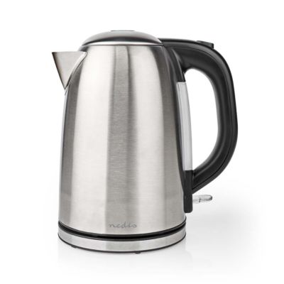 Bouilloire électrique  1.7L  Acier  Inoxydable  Rotatif à 360 NEDIS