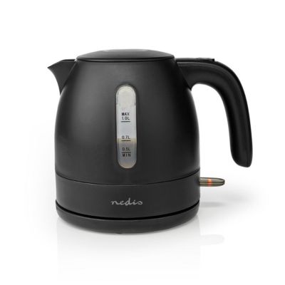 Bouilloire Ãlectrique 1L Plastique Noir 2150W Protection contre l'Ã©bullition NEDIS