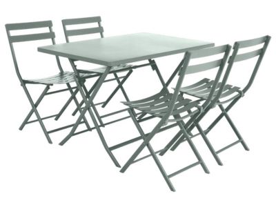 Hesperide Salon de jardin 4 places Greensboro - Olive