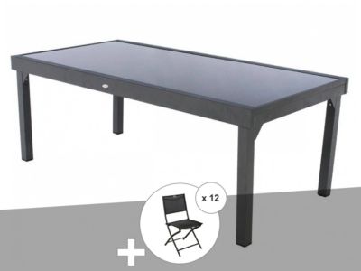 Table Piazza En Verre Hesperide 'unité - vue 9