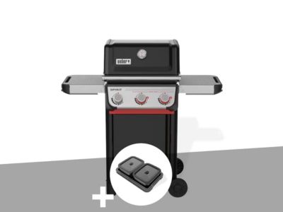 Barbecue à gaz Spirit E 325 + Kit de préparation et de service Weber