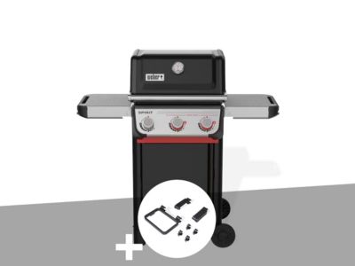 Barbecue à gaz Spirit E 325 + Set d'accessoires clipsables Weber Works Weber