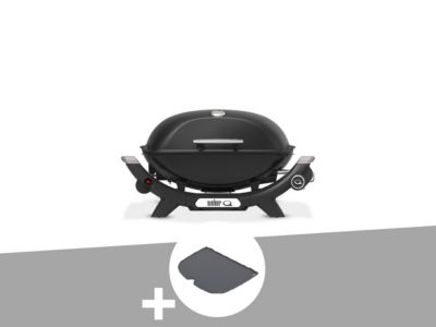 Barbecue à gaz Q 2100N noir + Plancha (1/2) - Weber
