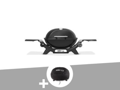 Barbecue à gaz Q 1200N noir + Housse - Weber