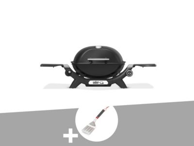 Barbecue à gaz Q 1200N noir + Spatule - Weber