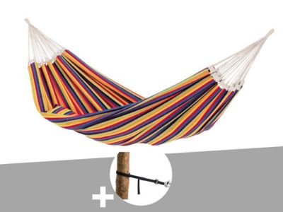 Amazonas Hamac 3 places Paradiso tropical + Kit attaches T-Strap