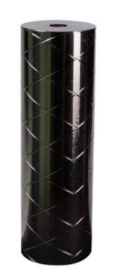 Douille E27 métal noir motif matelassé Ø4,4 x L.14 cm Tibelec