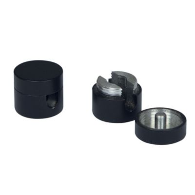 Lot 2 passe câbles aluminium pour câbles 2x0.75mm ou 3x0.75mm Tibelec