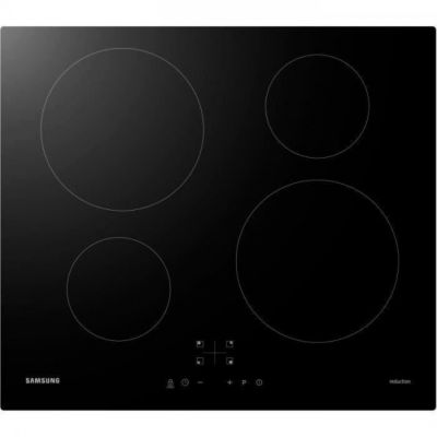Table de cuisson induction SAMSUNG 4 zones L59 x P57 cm NZ64M3NM1BBUR