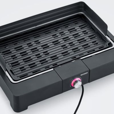 Barbecue Electrique Grillade électrique Severin PG8567 Surface de cuisson 44 5x26cm Thermostat réglable - vue 2