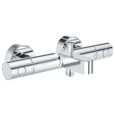 Mitigeur thermostatique bain douche GROHE Precision Get Montage mural Chromé - vue 2