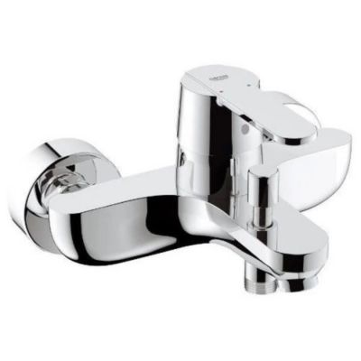 Mitigeur monocommande bain douche GROHE Get Montage mural Raccord fileté Rosaces métal