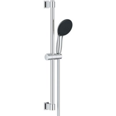 Ensemble de douche avec pommeau 2 jets barre 60cm et flexible GROHE Vitalio Start 110 26951001 Economie d'eau Chromé