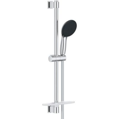 Ensemble de douche avec pommeau 2 jets barre 60cm flexible et tablette GROHE Vitalio Start 110 26952001 Economie d'eau Ch