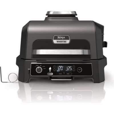 Barbecue Electrique Grillade électrique et fumoir Ninja Woodfire Pro OG850EU 4 programmes de cuisson Thermosonde intégrée - vue 2