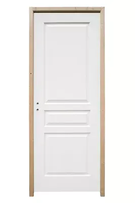 Bloc-porte Ordesa postformé blanc H.204 x l.73 cm, poussant droit