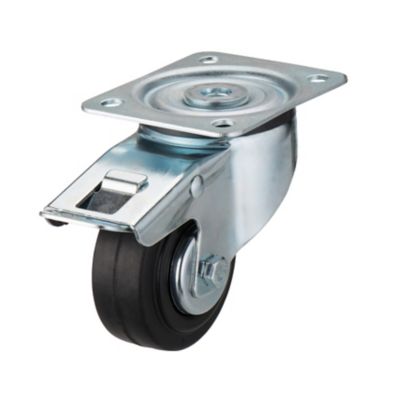 Roulette Pivotante A Platine Pivotante O100 Mm Charge Max 75 Kg Castorama