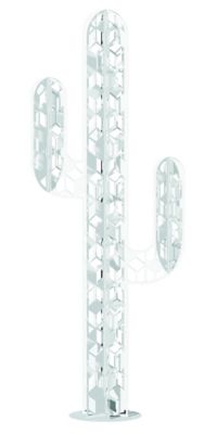 Cactus 3 branches origami h.170 cm blanc