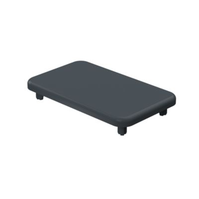 Embout de poteau de clôture Belty blanc 9016