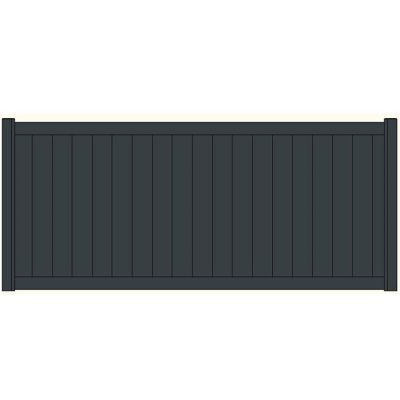 Portail En Alu Coulissant Cornouaille Gris 350 Cm Castorama