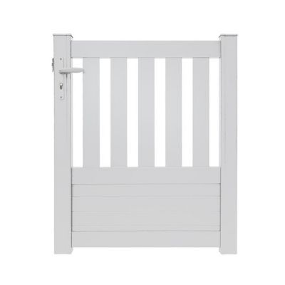 Portillon en alu Creuse blanc