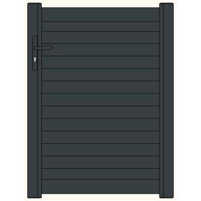 Portillon alu castorama