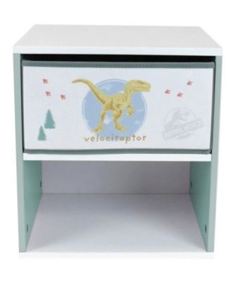 Chevet avec tiroir Dinosaures Jurassic Word FUN HOUSE H.36 X .33 X P.30 cm - vue 2