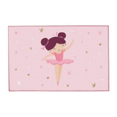 Fun house danseuse ballerine tapis 120 x 80 cm