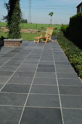 Dalle ardoise noire 50 x 50 x 1 cm