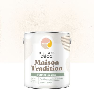 Vernis Maison tradition Maison Déco incolore 1L
