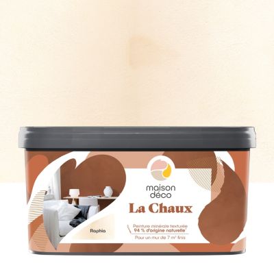 Peinture à effet Maison Déco La Chaux raphia 2,5L