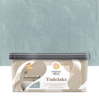 Enduit décoratif Maison Déco Tadelakt bleu aigue marine 5L