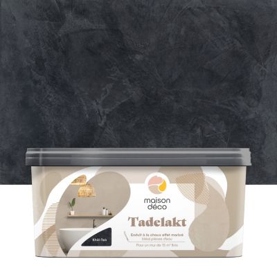 Enduit décoratif Maison Déco Tadelakt khol noir 5L