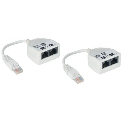 Erard - Kit coupleur RJ45 - Téléphone + Ethernet