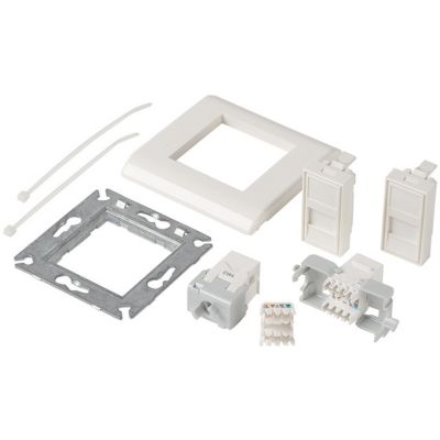 Prise murale RJ45 Catégorie 1 Erard, lot de 2
