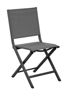 Chaise de jardin pliante Proloisirs Thema en aluminium