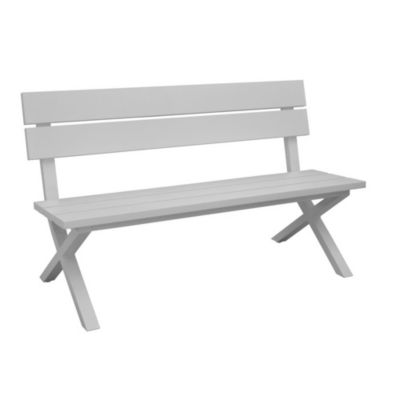 PROLOISIRS Banc de jardin 2 places Crossway avec dossier 160 x 84 x 62 cm