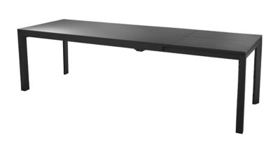 Table de jardin en aluminium Proloisirs Elena II 190 x 90 cm graphite