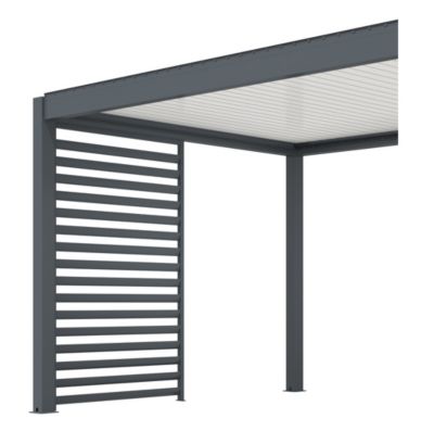 Claustra pour pergola Proloisirs 3M de côté gris