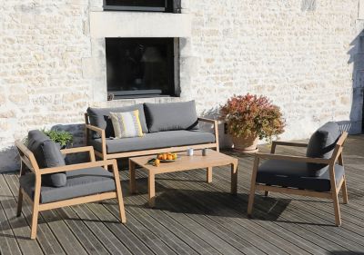 Salon bas de jardin Cubic - 4 personnes